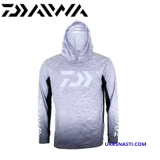 Худи Daiwa Sun Protection Hoodie Gray